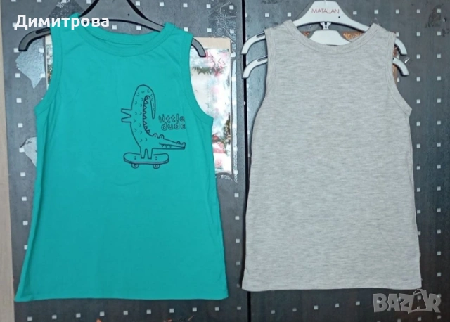 Летни дрехи на Джордж размер 5-6г 116см, снимка 3 - Детски комплекти - 53603313