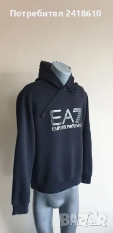 Emporio Armani EA7 Hoodie Mens Size L  ОРИГИНАЛ! Мъжки Суитшърт!, снимка 10 - Суичъри - 49086176
