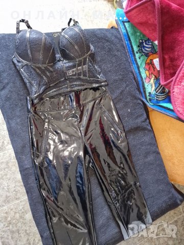 Латексов Комплект /42/л чашка eur 85C, снимка 6 - Корсети, бюстиета, топове - 40310148