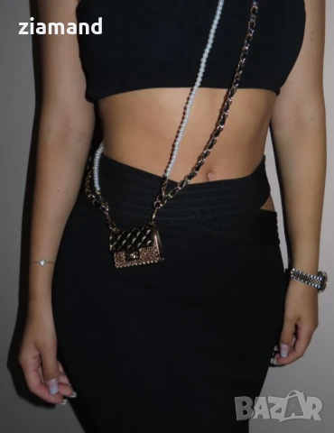 Малка чантичка аксесоар златиста, снимка 3 - Други - 51034214