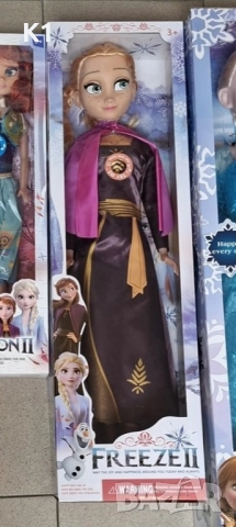 Голяма Музикална Кукла Анна 80см, играчка Замръзналото Кралство