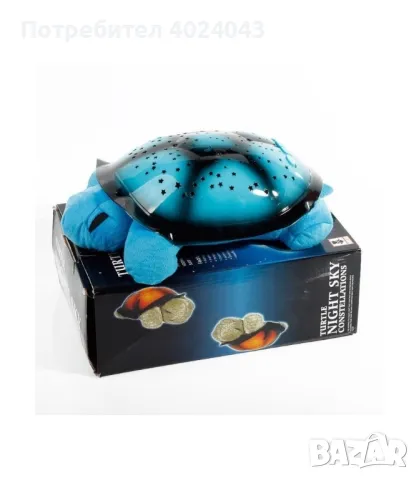 Музикална нощна лампа Костенурка - ЦВЯТ: Св. Зелен, Кафяв!