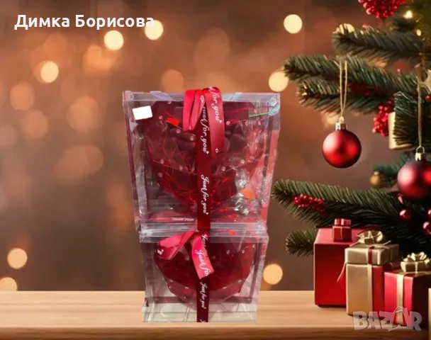 Магическо светещо сърце – Перфектната празнична декорация за вашия дом, снимка 2 - Други - 47557207