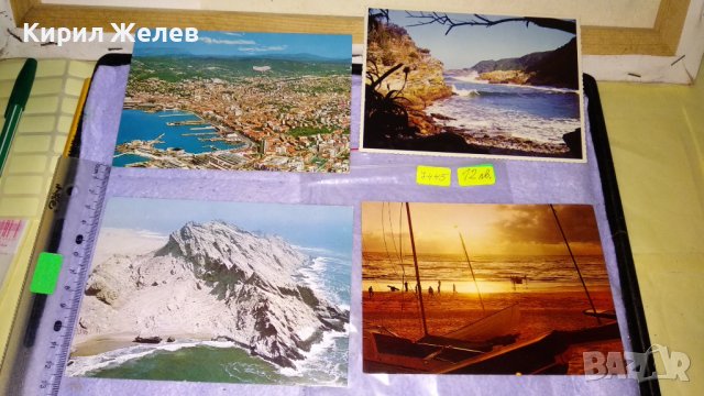 ЛОТ 4 СТАРИ ПОЩЕНСКИ КАРТИЧКИ ТЕМА ЖИВОПИСНИ ЗАЛИВИ ПРИСТАНИЩА МОРЕ 7445