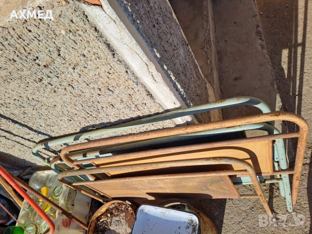 Ретро легло 114см./190см., снимка 5 - Спални и легла - 52943769