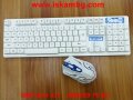 Геймърски комплект безжична клавиатура + безжична мишка HK6500, снимка 14