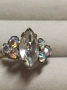 Винтидж пръстен с кристали , снимка 1