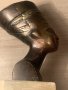 Стара египетска статуетка на Нефертити-бронз и оникс-2, снимка 8