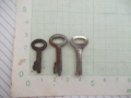 Лот от 3 бр. ключа за ключалки, снимка 1