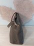 Сива кожена чанта – среден размер, снимка 3
