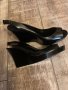 Уникални нови черни силиконови Kartell сандали на платформа 