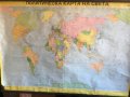 Карта на света, снимка 1 - Антикварни и старинни предмети - 39112428