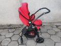 Детска количка Lorelli 2 в 1 STARLIGHT RED - ТОП състояние, снимка 2