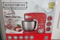 Планетарен миксер с иноксова купа Royalty Line RL-PKM1600, 1600W, 5.5 литра, 3 скорости + Pulse, снимка 3