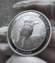 Инвестиционна сребърна монета 1 унция 1 Dollar - Elizabeth II 4th Portrait - Australian Kookaburra, снимка 1