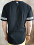 Black kavar L- Оригинална черна тениска с бели зодиакални щампи , снимка 3