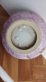 Керамични ваза и пепелник в лилаво, снимка 3
