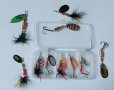 ОФЕРТА!10 блесни нови в кутия за 14лв общо, риболов на пъстърва,блесна,костур,клатушки, снимка 2