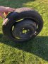 Vw Michelin Джанта с гума 4 x 100 et 45 357 601 патерица, снимка 1 - Гуми и джанти - 43833693