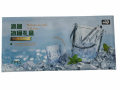 Комплект от деликатно стъкло,6 чаши и купа за лед с удобни щипки, снимка 1 - Чаши - 44876863