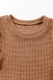 Дамска блуза в цвят карамел с дълги бухнали ръкави, снимка 7