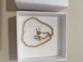 Дамска гривна злато 14 к/проба 585, снимка 2