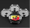 Комплект 4 броя капачки за джанти Fiat ABARTH – 60мм, снимка 2