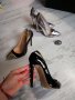 Лачени обувки - черно и златно, снимка 10