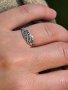 Дамски сребърен пръстен 18,04мм, снимка 1