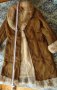 Дамски дълъг кожух-агнешка кожа естествена-монголски, снимка 1 - Други - 38712436