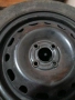 Четири броя автомобилни гуми с джанти плюс една резервна също с джанта, снимка 4