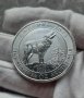 Инвестиционна сребърна монета 3/4 унция 2 Dollars - Elizabeth II Grey Wolf , снимка 1 - Нумизматика и бонистика - 43229015