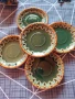 Керамични чинии за чаши за кафе или чай, снимка 1