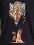 Нова мъжка тениска с дигитален печат Ходещ Вълк, Серия вълци, снимка 2