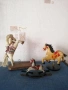 Стари статуи от кожа, ръчна изработка, снимка 6