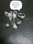 Елегантен дамски сребърен комплект пръстен, обеци, колие , снимка 1 - Бижутерийни комплекти - 41950086