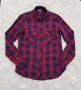Дамска карирана риза XS-S, снимка 5