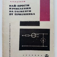 Най-прости изчисления на елементи от приемника - Н.Нанков - 1967г., снимка 1 - Специализирана литература - 39859095