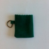 Подаръчна торбичка за бижута, зелена, 4х5 см - само по телефон!, снимка 1 - Други - 39548835