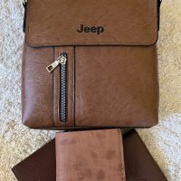 Мъжка чанта Jeep+Портмоне, снимка 1 - Чанти - 37416672