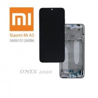 Нов 100% Оригинален  LCD Дисплей с Рамка за Xiaomi Mi A3 / CC 9e 2019 Оригинал Service pack, снимка 1 - Резервни части за телефони - 35501009