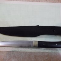 Нож ловен "Охотник - Сталь 65х13" руски от масивна стомана, снимка 2 - Ножове - 26923560