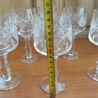 Кристални чаши за вино , снимка 3 - Антикварни и старинни предмети - 33126530