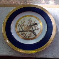 Стар порцелан колекционерски чинии The Art Of Chokin Japan, снимка 2 - Антикварни и старинни предмети - 38439686