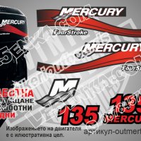 Mercury 1999-2006 25 hp Four Stroke Меркюри извънбордов двигател стикери надписи лодка outmerfsr-25, снимка 18 - Аксесоари и консумативи - 43346877