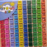 Дървена таблица за умножение, снимка 1 - Образователни игри - 37522878