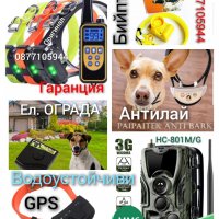 Електронен нашийник за куче водоустойчиви,GPS за кучета,ловни Камери,електропастири,антилай,бийпъри, снимка 1 - За кучета - 32530907