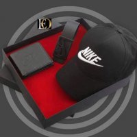 Колан шапка и портфейла уникален комплект Nike код 6, снимка 1 - Портфейли, портмонета - 33589096