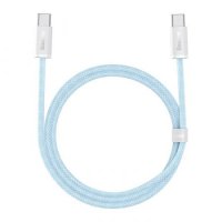 Кабел USB Type C - Type C M/M 1m 100W Baseus CALD000203 Синя оплетка Cable USB Type-C to Type-C, снимка 1 - USB кабели - 38557516