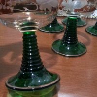 Френски кристални чаши , снимка 2 - Антикварни и старинни предмети - 43355800